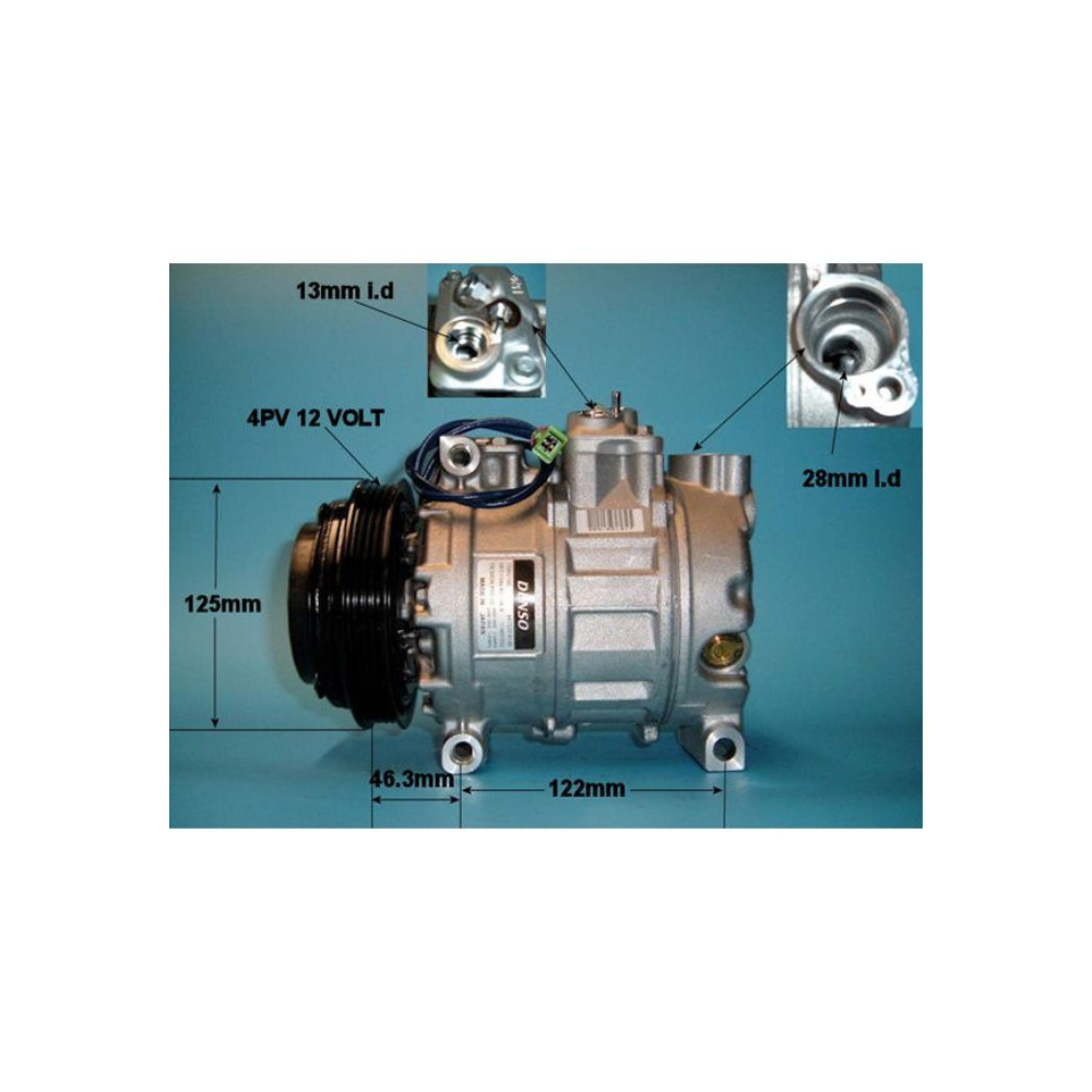 Compressor (AirCon Pump) Audi A6 2.5 V6 TDi Diesel (Jul 1997-Aug 2001)