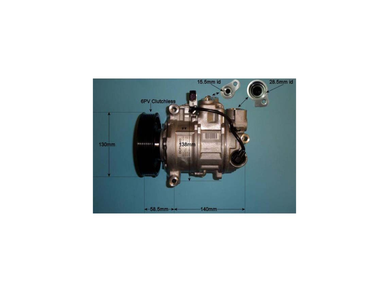 Compressor (AirCon Pump) Audi A6 2.8 FSi CHVA Petrol (May 2011 to Apr 2015)
