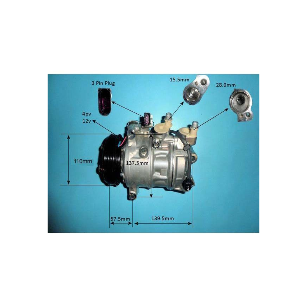 Compressor (AirCon Pump) Audi A6 3.0 50 TDi mild Hybrid Diesel (May 2018-2025)