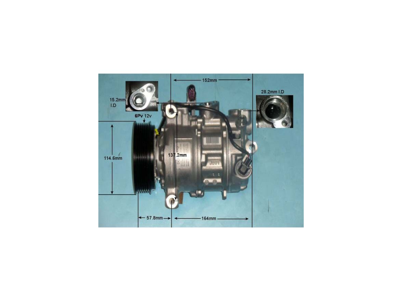 Compressor (AirCon Pump) Audi A6 3.0 TDi CRTE/CZVA Diesel (Sep 2014 to Sep 2018)