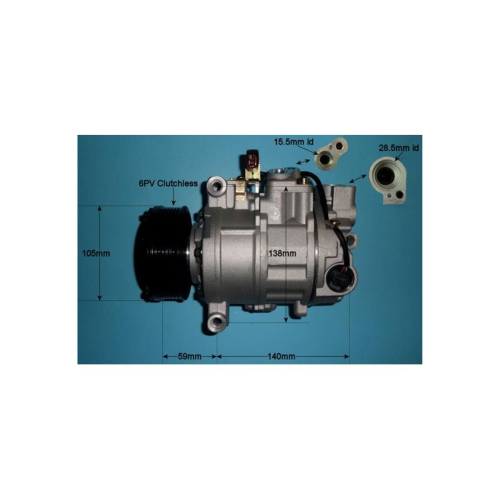 Compressor (AirCon Pump) Audi A6 3.0 TDi Diesel (Jul 2004 to Mar 2011)