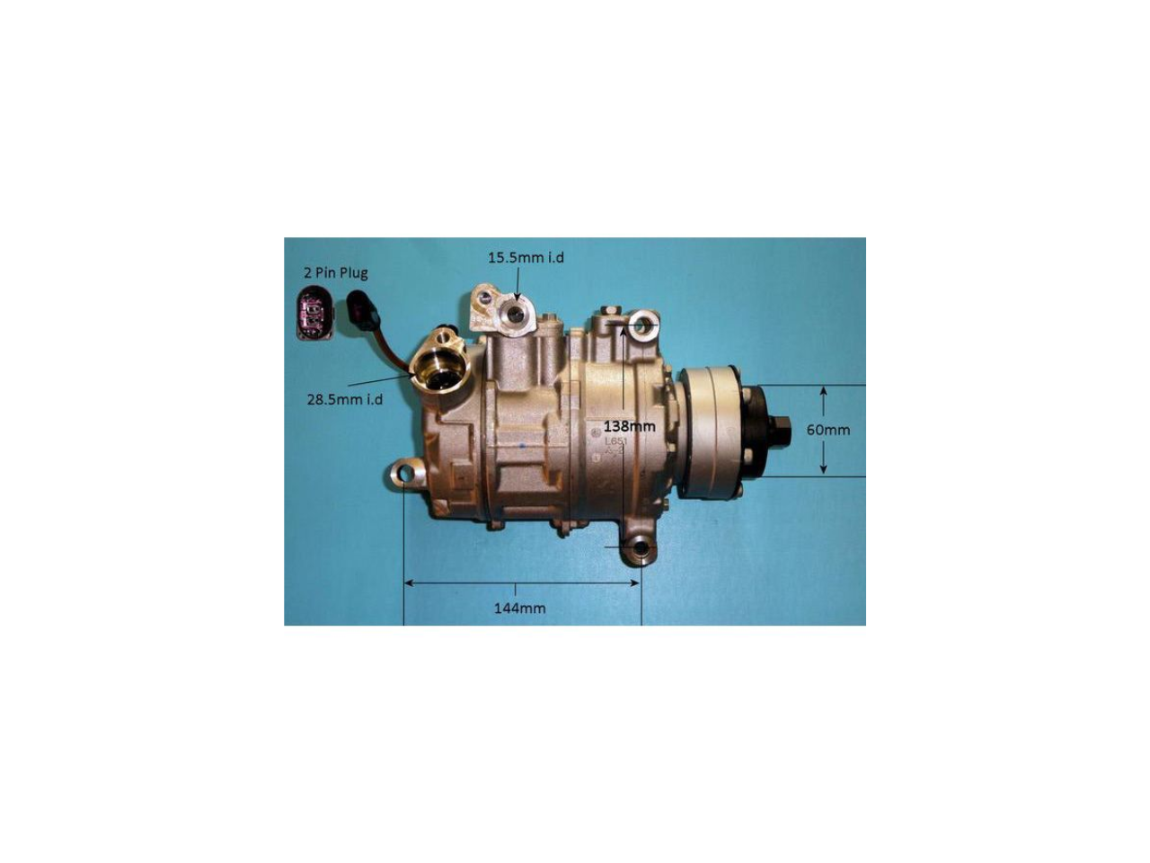 Compressor (AirCon Pump) Audi A6 4.0 Petrol (Dec 2012 to Feb 2018)