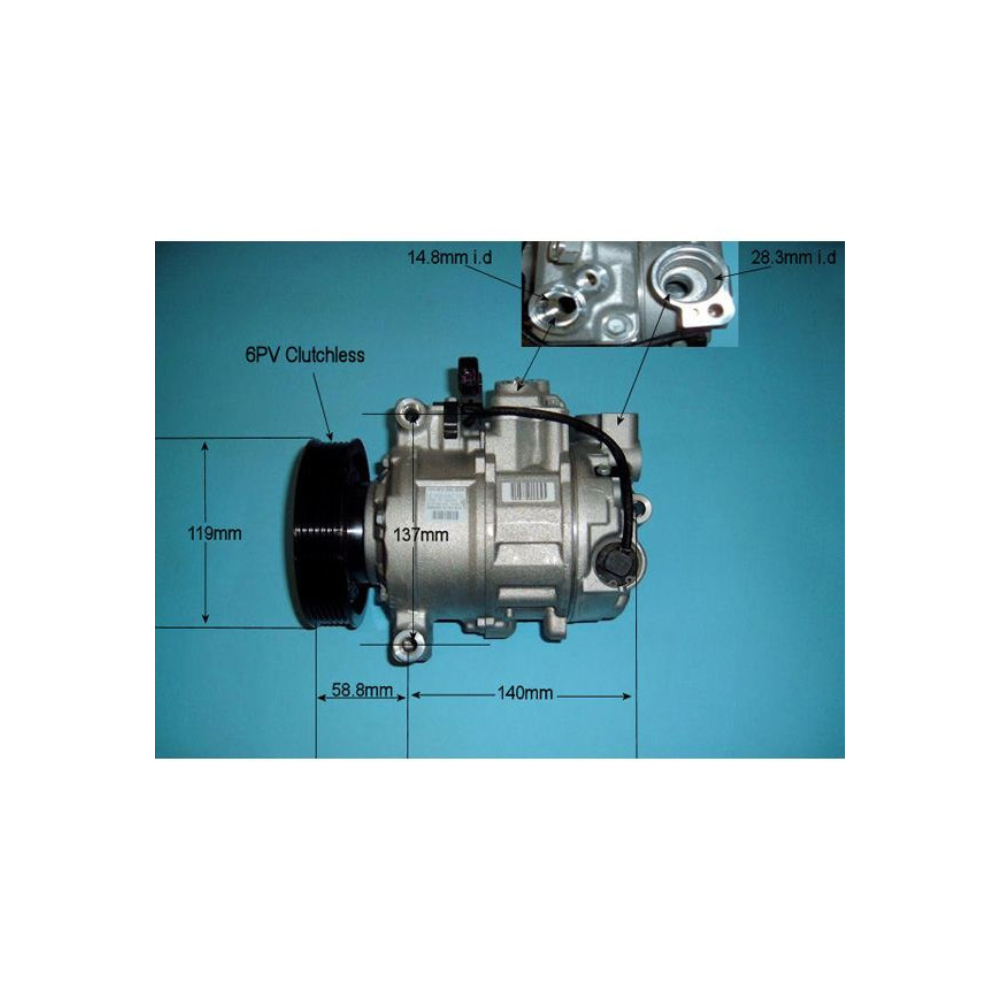 Compressor (AirCon Pump) Audi A6 3.2 FSi Petrol (Mar 2005-Oct 2008)