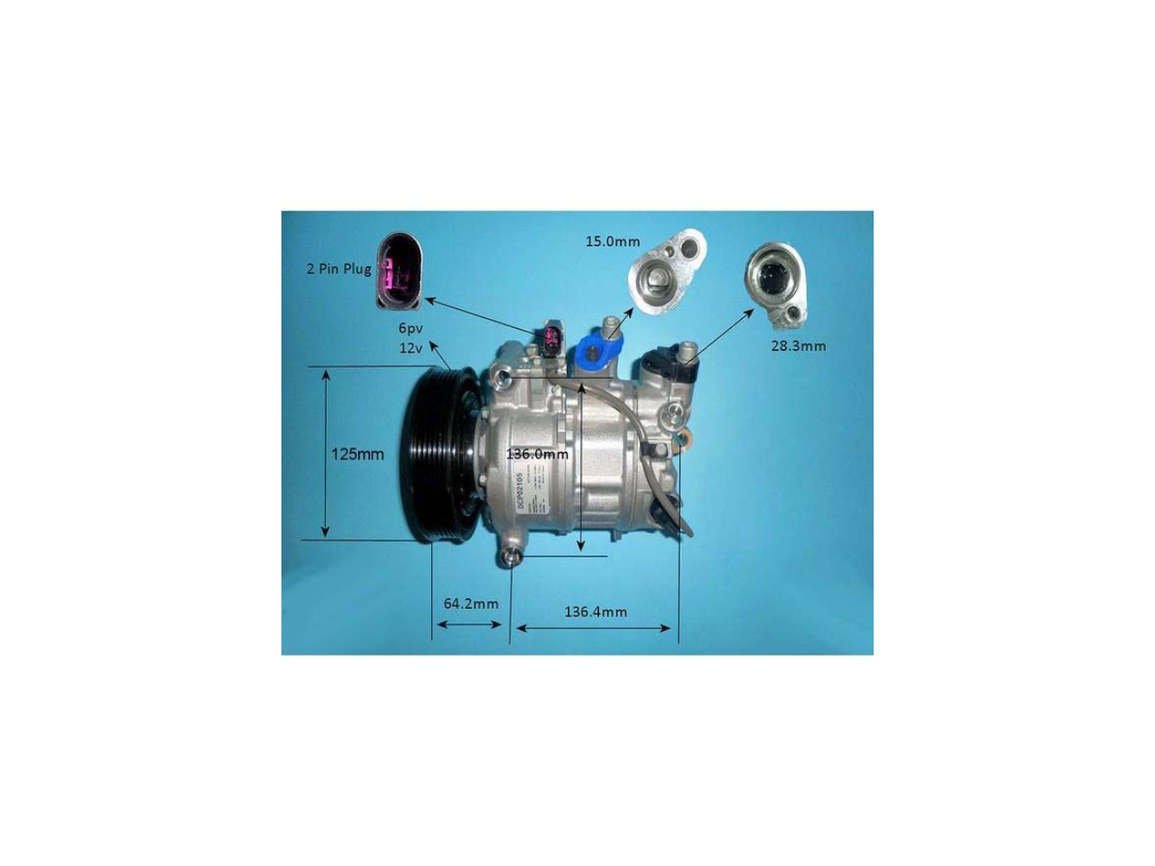 Compressor (AirCon Pump) Audi A7 2.8 FSi Petrol (Feb 2011 to Sep 2014)