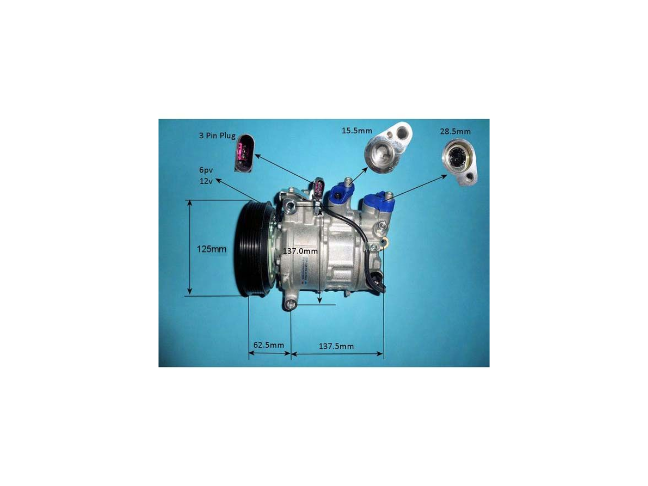 Compressor (AirCon Pump) Audi A7 2.8 FSi Petrol (Sep 2014 to May 2018)