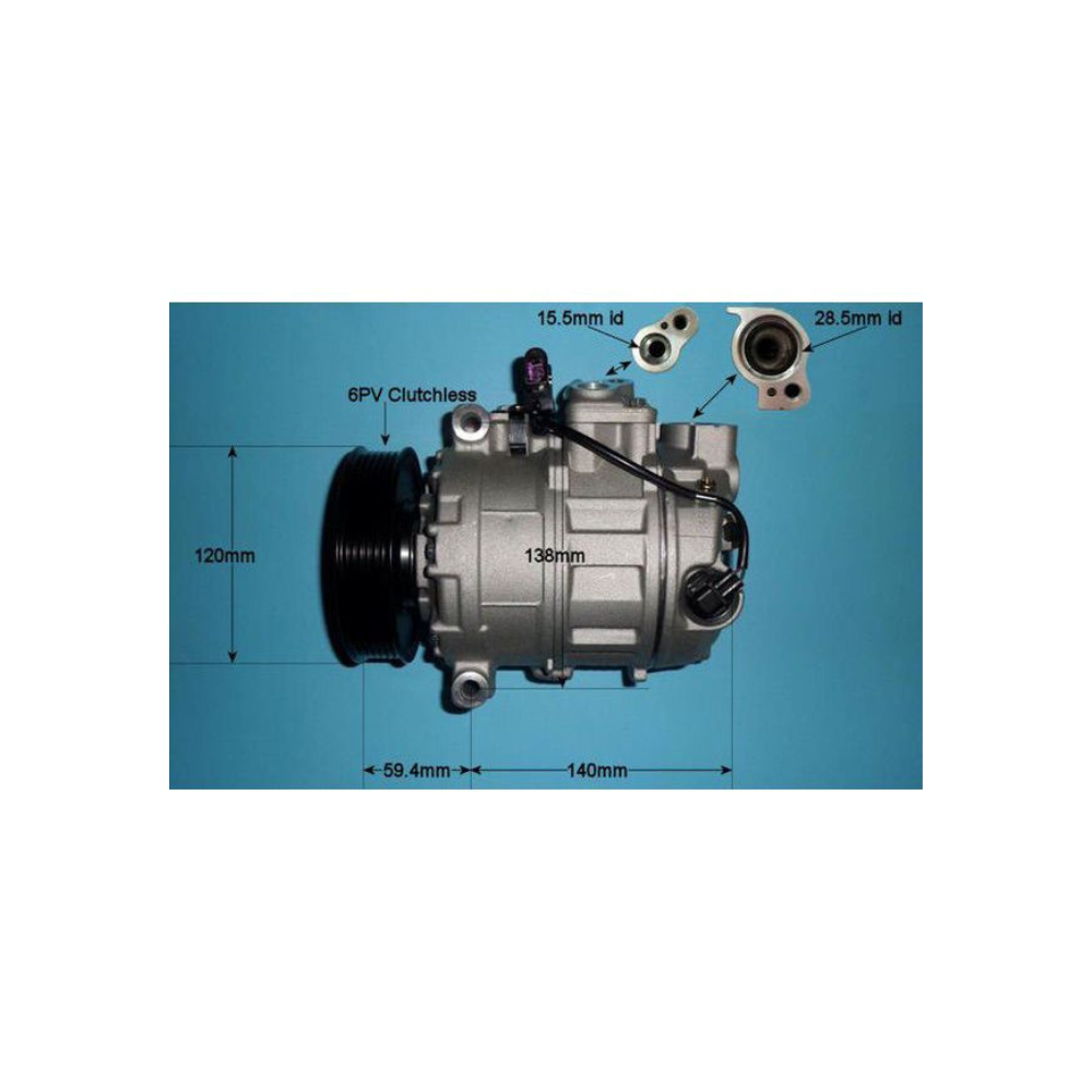 Compressor (AirCon Pump) Audi A8 2.5 TFSi Petrol (Jul 2012-Jun 2016)