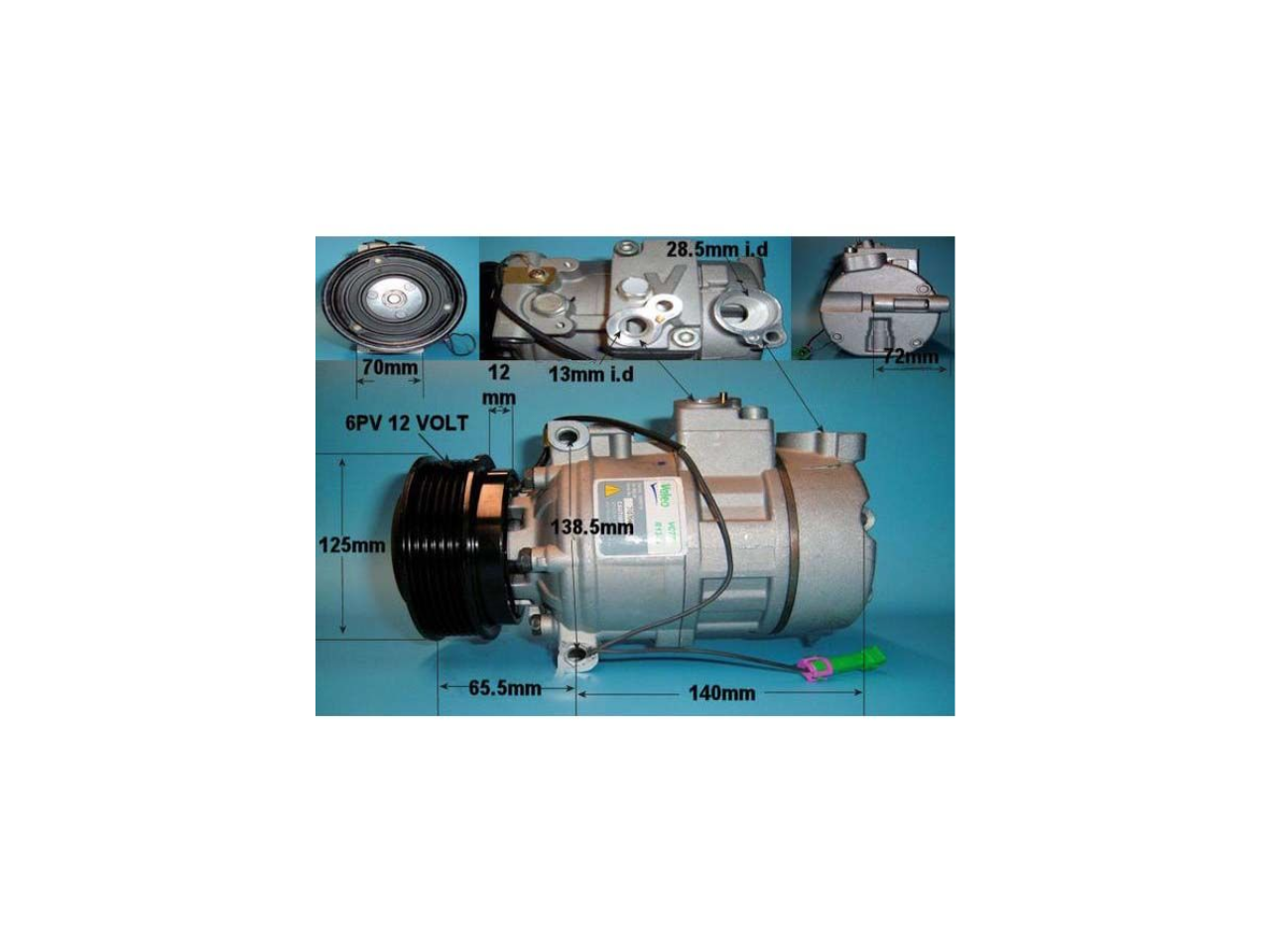 Compressor (AirCon Pump) Audi A8 2.8 V6 Petrol (Jul 1997 to Sep 2002)
