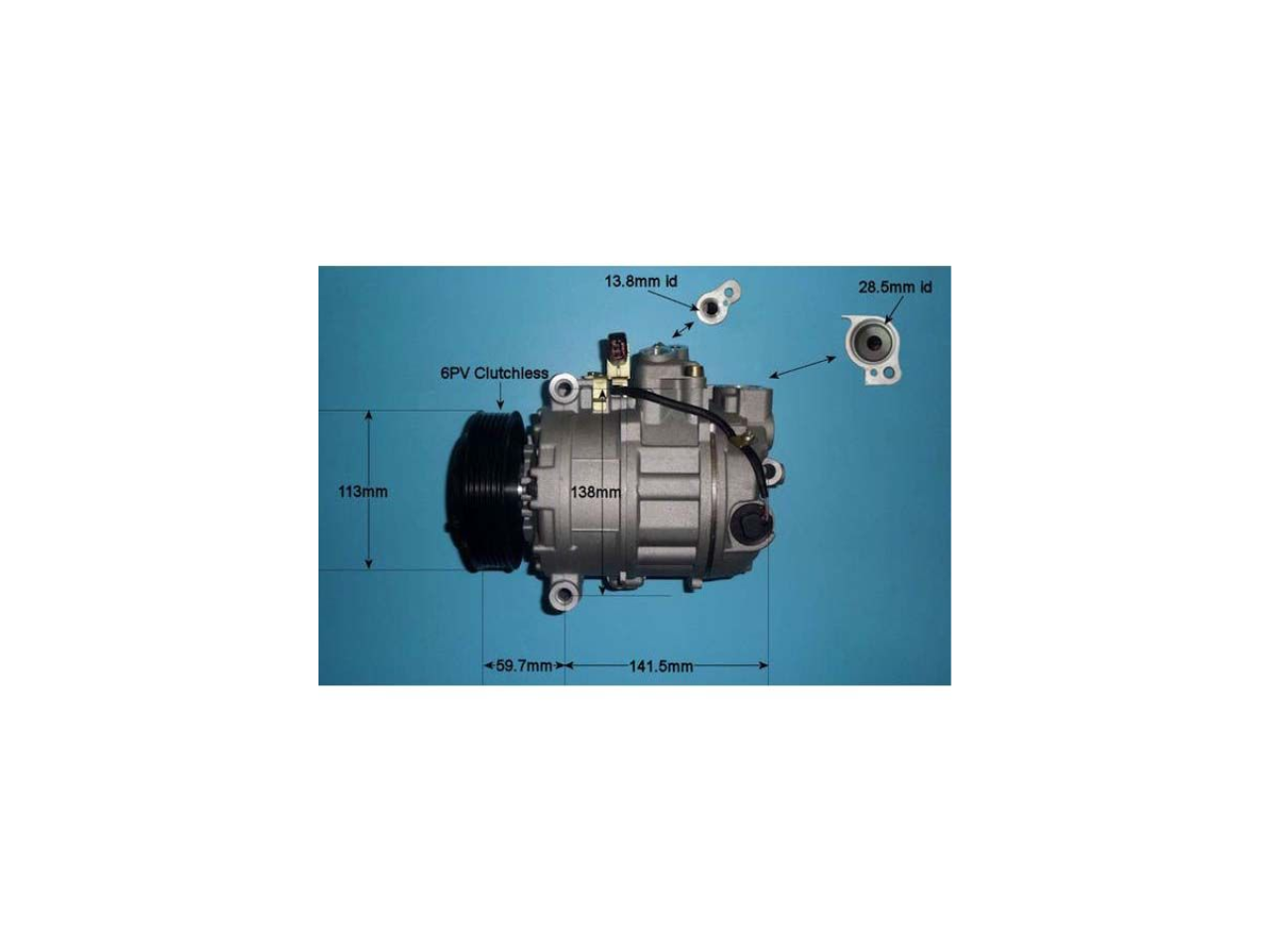 Compressor (AirCon Pump) Audi A8 3.0 Petrol (Jan 2004 to May 2006)