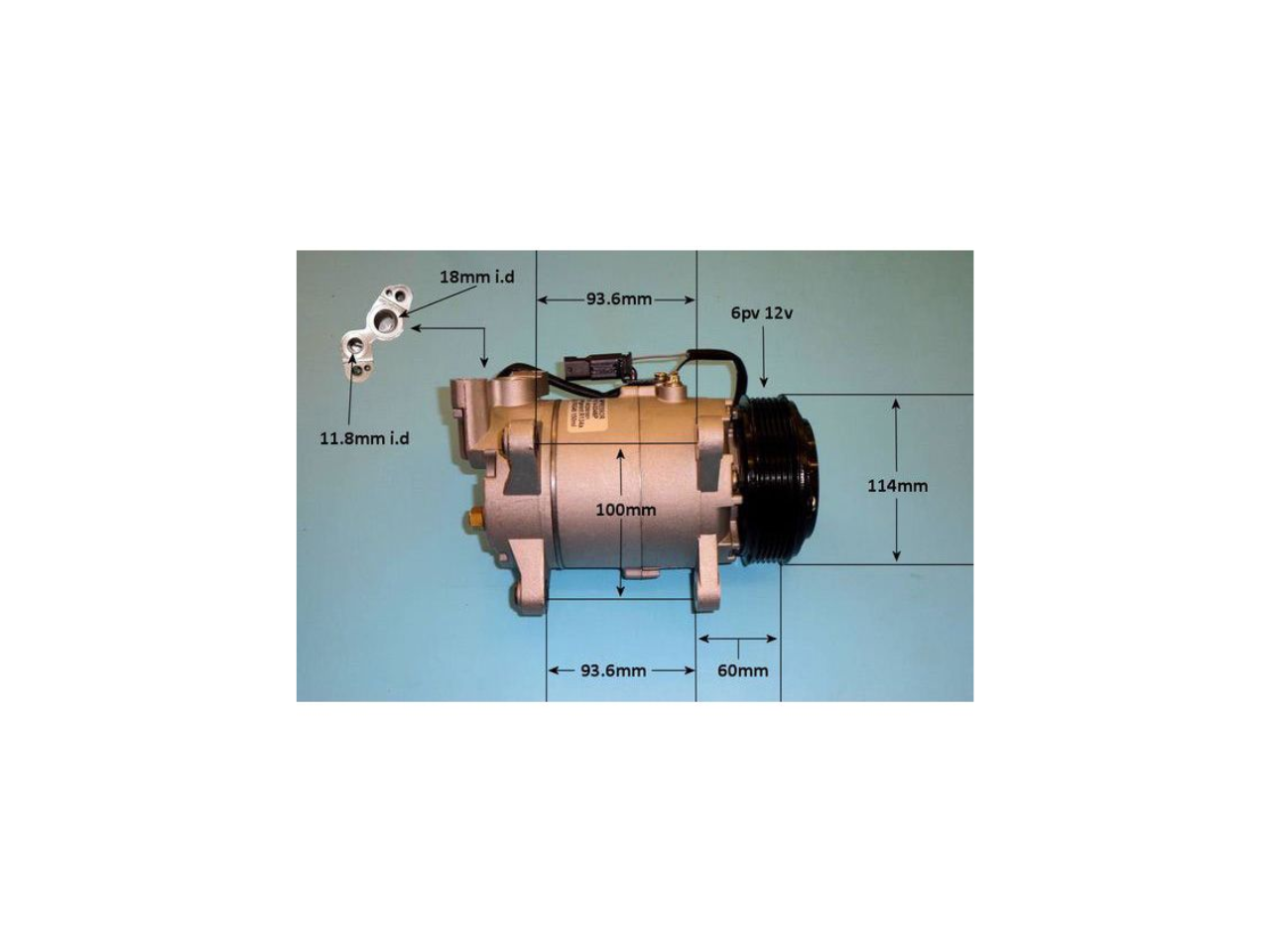 Compressor (AirCon Pump) BMW 340 3.0 B58 (F30) Petrol (Jul 2015 to Oct 2018)