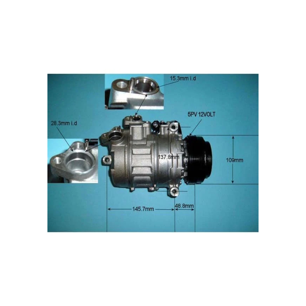 Compressor (AirCon Pump) BMW 520 2.0 (E39) Petrol (Sep 1997 to Sep 1998)