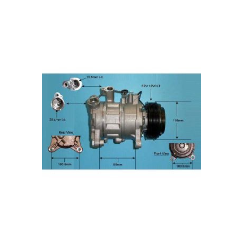 Compressor (AirCon Pump) BMW 520 2.0 D GRAN TURISMO (F07) Diesel (Oct 2011 to 2025)