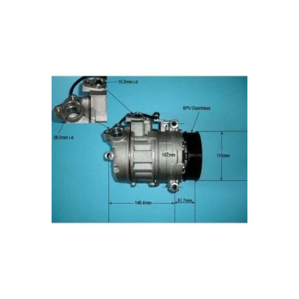 Compressor (AirCon Pump) BMW 523 2.5 N52 (E61) Petrol (Jul 2005 to Jan 2010)