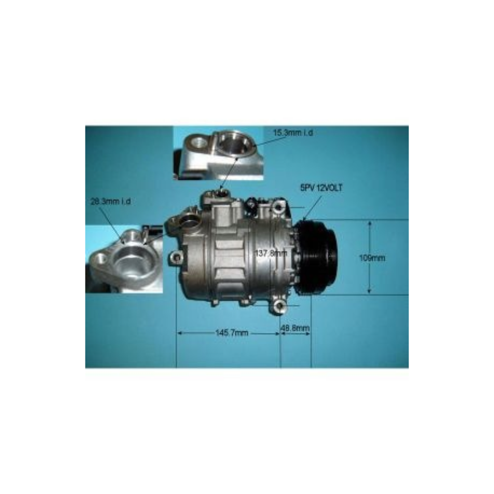 Compressor (AirCon Pump) BMW 525 2.5 (E39) Petrol (Oct 1999 to Oct 2003)