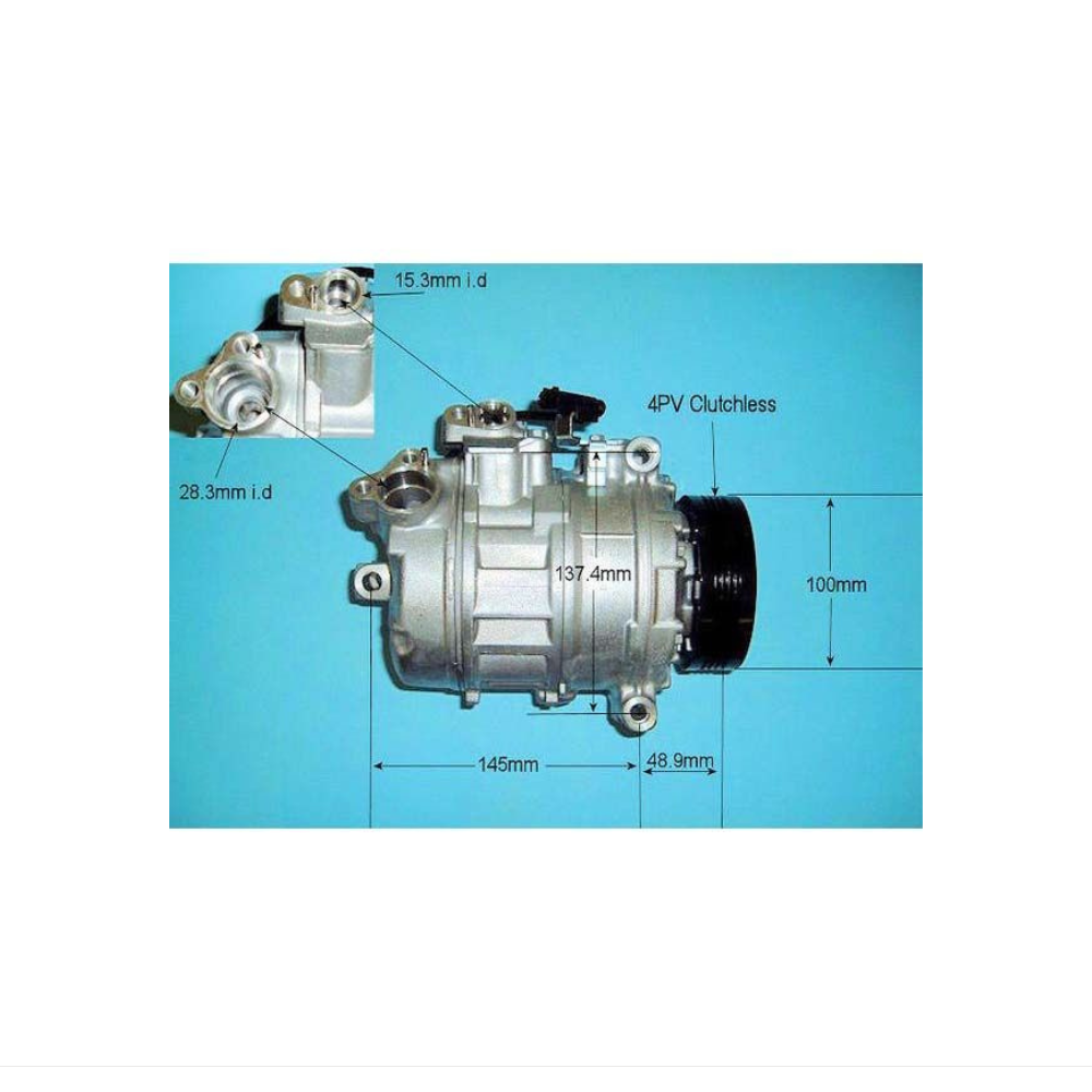 Compressor (AirCon Pump) BMW 525 2.5 M54 (E60) Petrol (Sep 2003 to Feb 2005)
