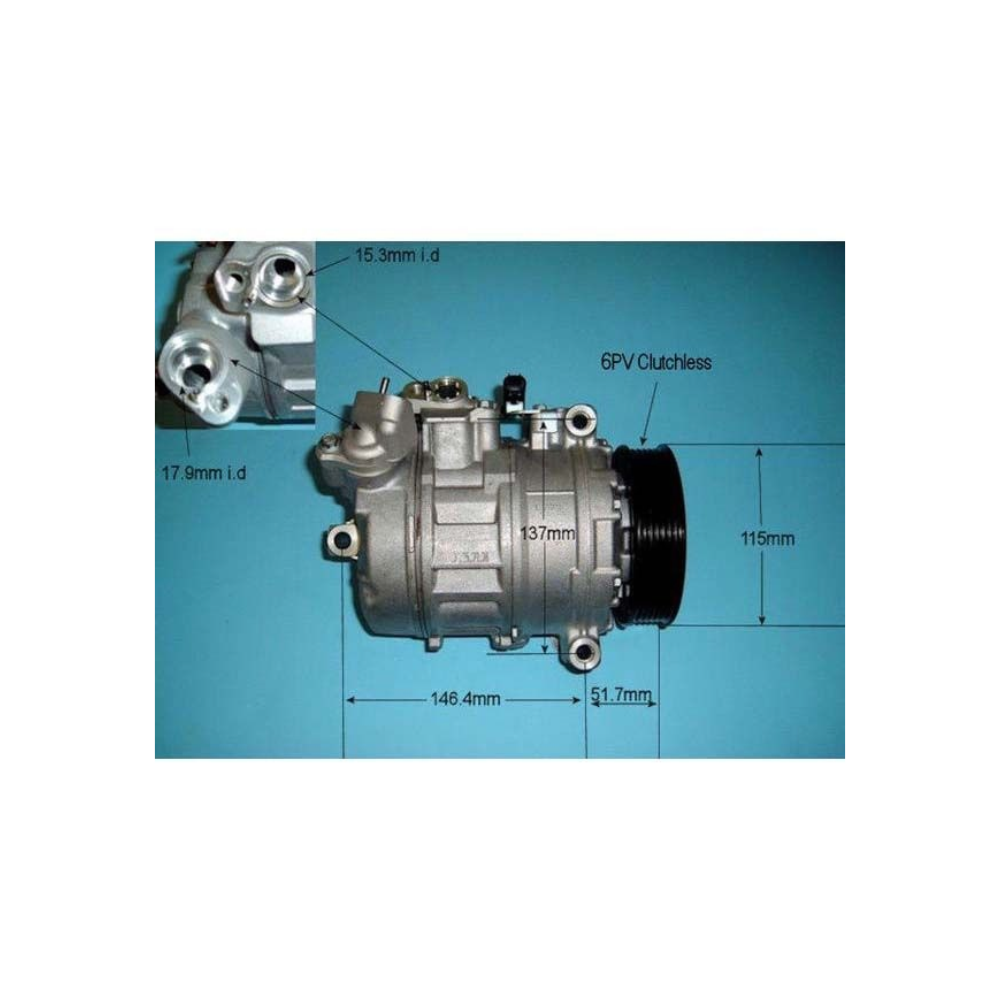 Compressor (AirCon Pump) BMW 525 2.5 N52 (E61) Petrol (Mar 2005 to Dec 2010)