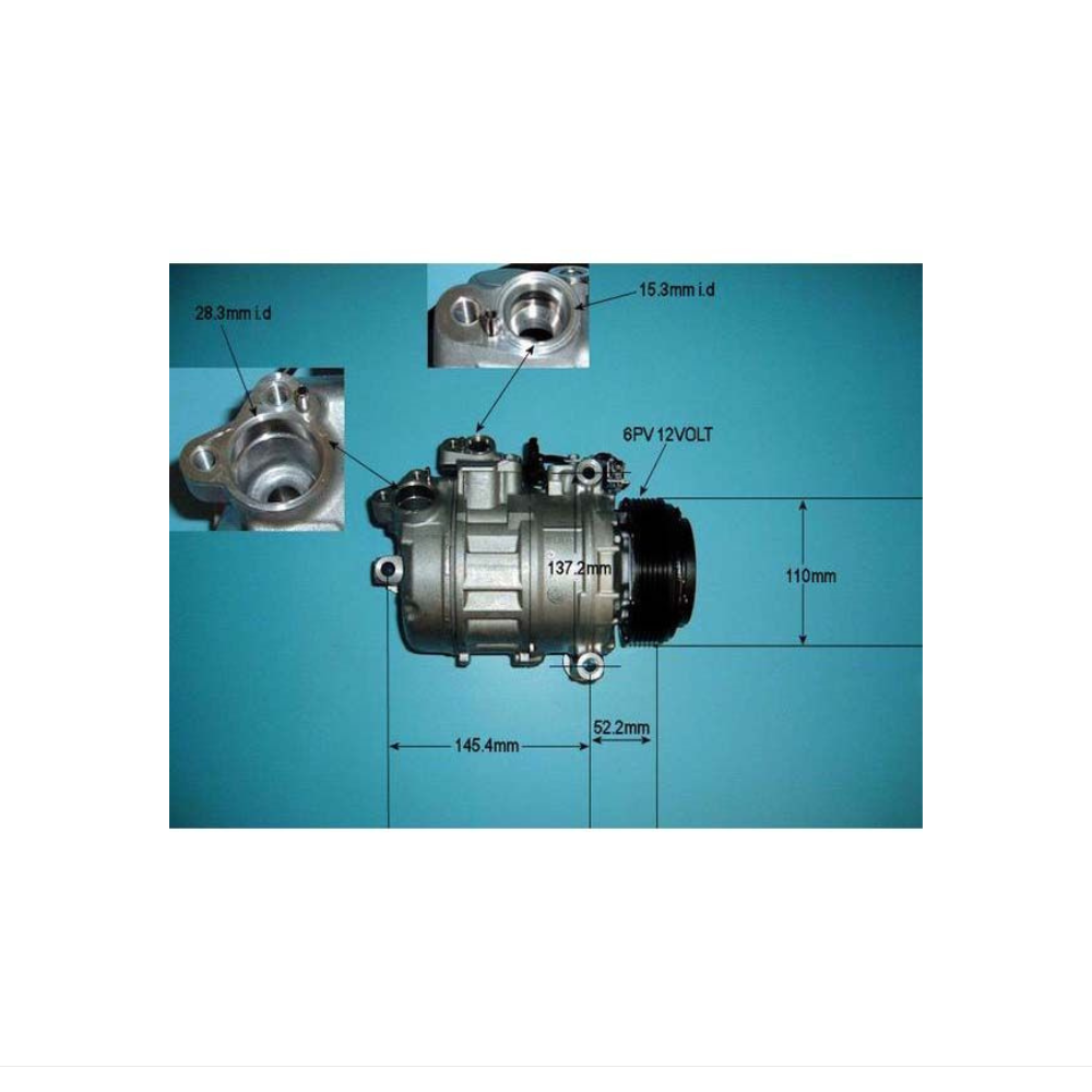 Compressor (AirCon Pump) BMW 525 3.0 N53 (E60) Petrol (Jan 2007 to Mar 2010)